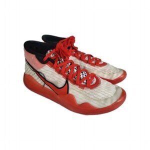 Nike YouTube x KD 12 Men's Size 9.5 White Red Shoes CQ7731-900 2019 9 ½